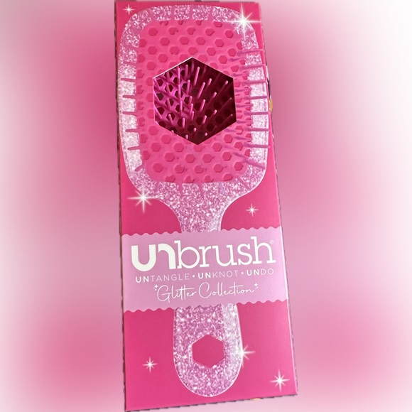 UNBRUSH
DETANGLING HAIR BRUSH - ROSE QUARTZ - Picture 1 of 4
